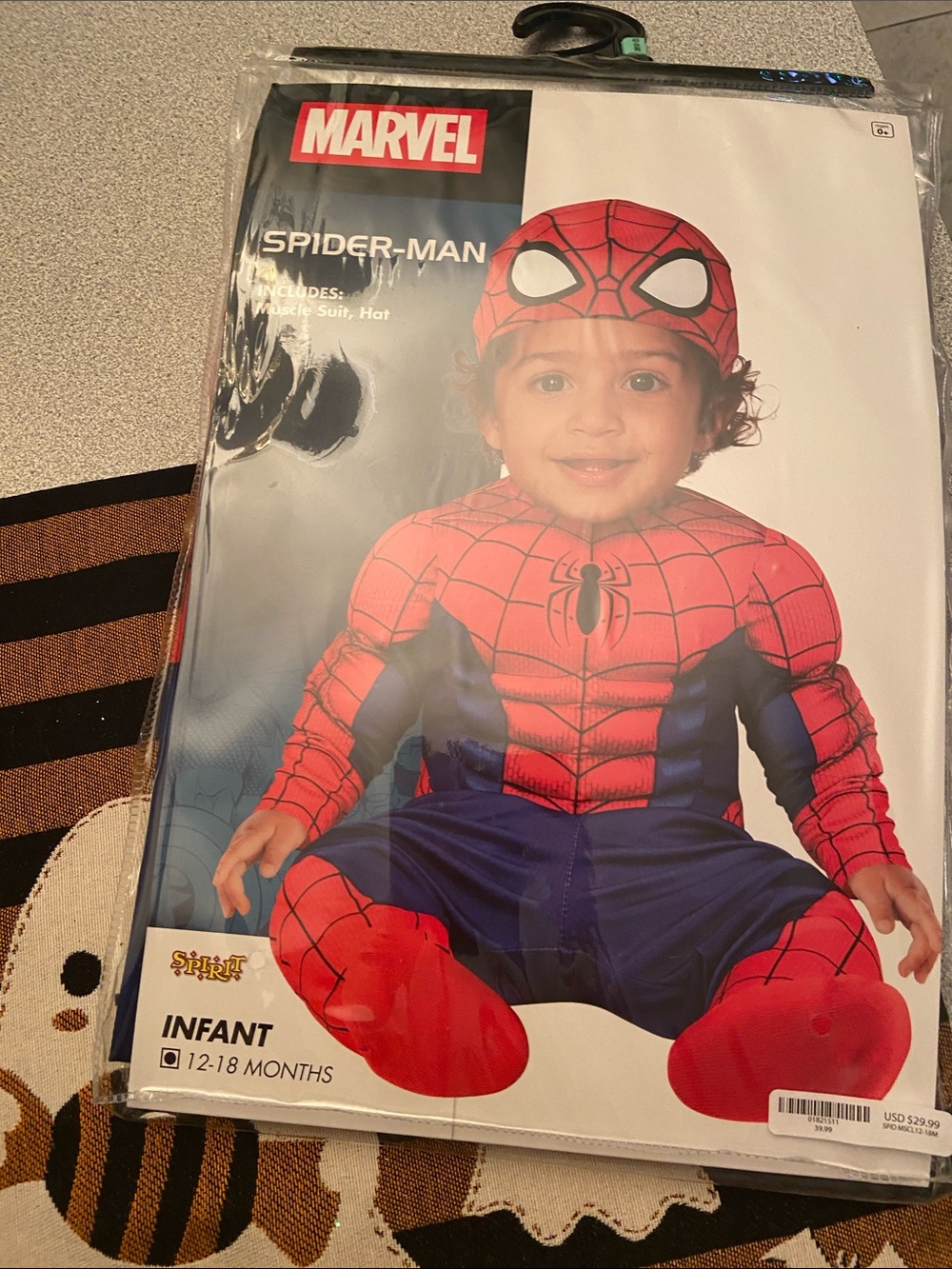 Marvel Spider-Man Infant Costume - Red, Blue